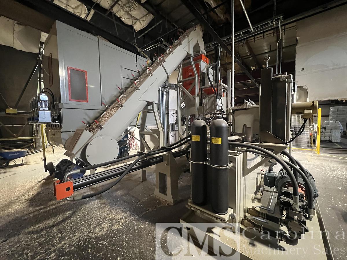 Used Complete Shaving Mill Operation with Land, Drying & Bagging Line Newman, BMM, MEC, Webb, Rethceif, CAT