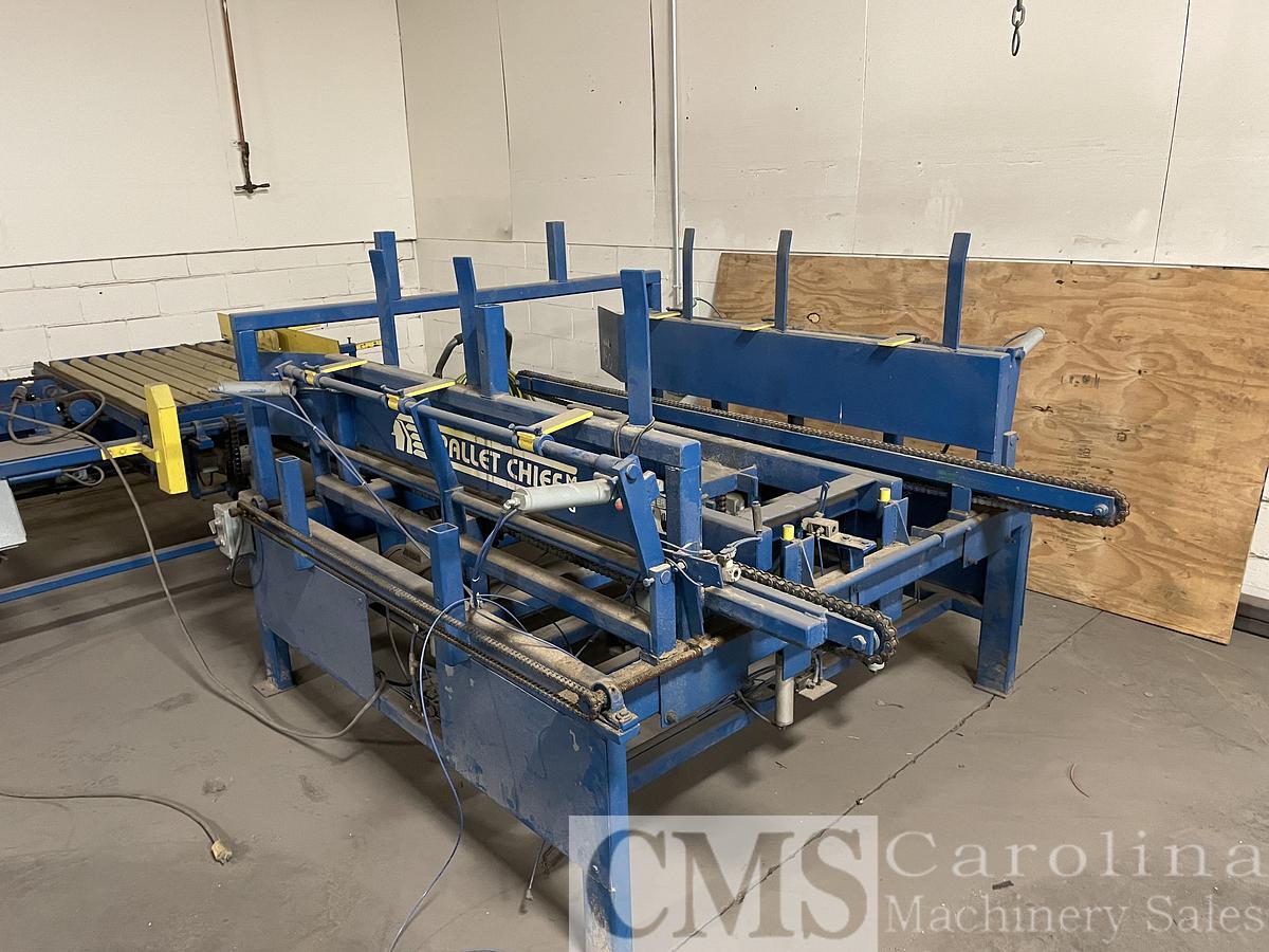 Used Pallet Chief PC IV Nailer with Deluxe Stacker