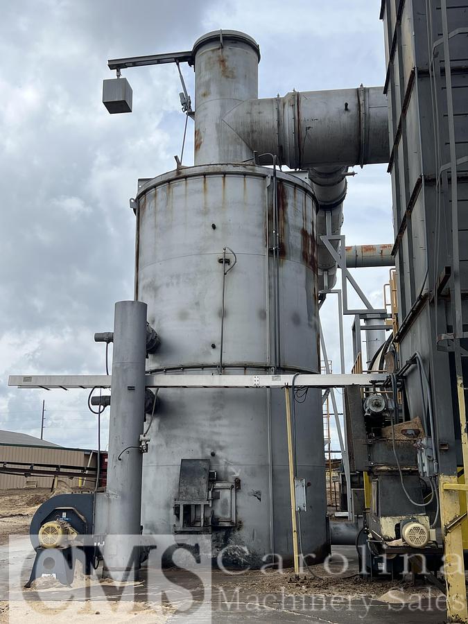 Used Player Design 12x50 Drum Dryer with Burner
