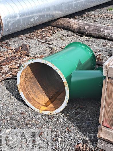 Used Twin City Fan & Blower 100 HP Blower with 9 ' Cyclone