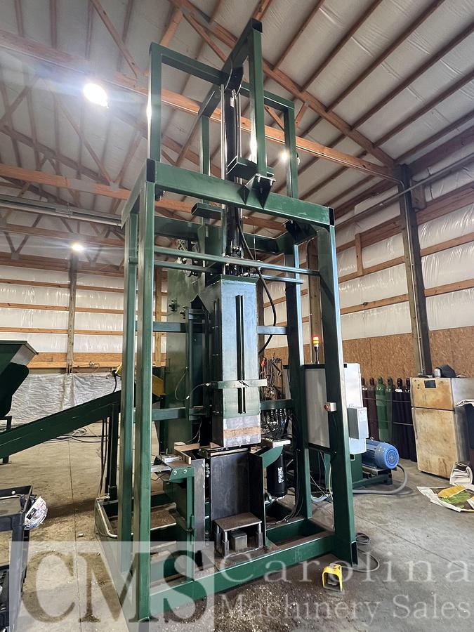 Used Custom Built Compression Bagger with Infeed Bin