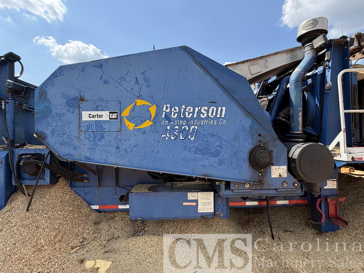 Used 2010 Peterson Model 4300 Portable Drum Chipper