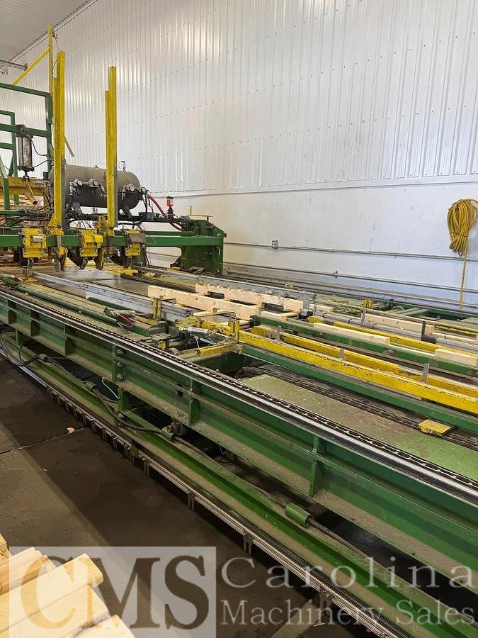 Used Universal IN-LINE Pallet Nailer with Stacker