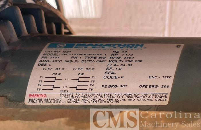 Used Unknown 7.5 HP Cyclone/Dust Collector