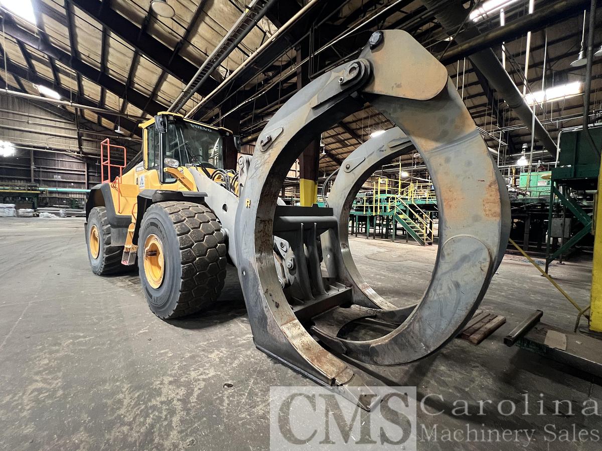 Used Volvo Loader with Log Forks