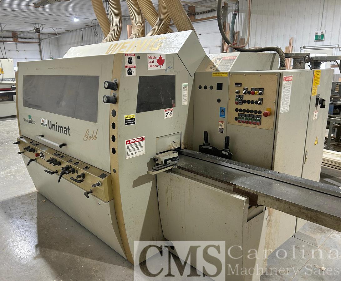 Used 2005 Weinig Unimat Gold 6-Head Moulder