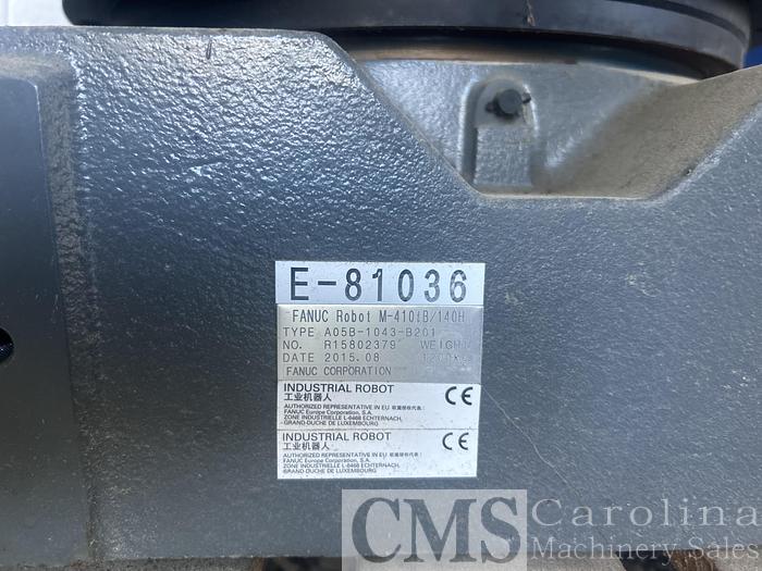 Used 2015 Fanuc E-81036 Ribots