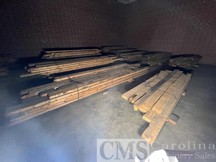 Used Wood Beams From Old Mill