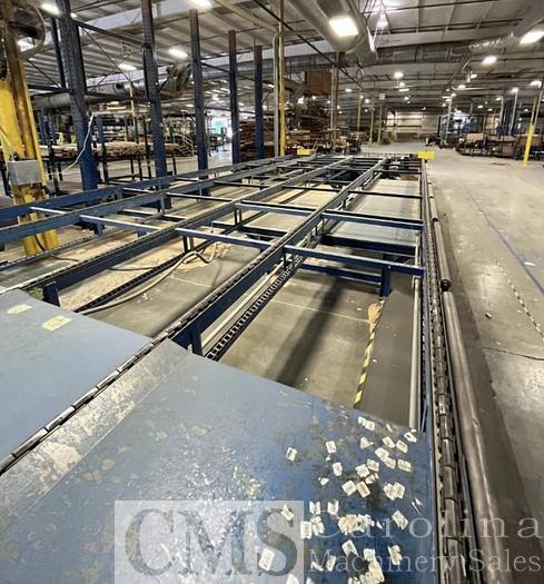 Used Newman K-20 Trim Saw w/ Infeed & Outfeed