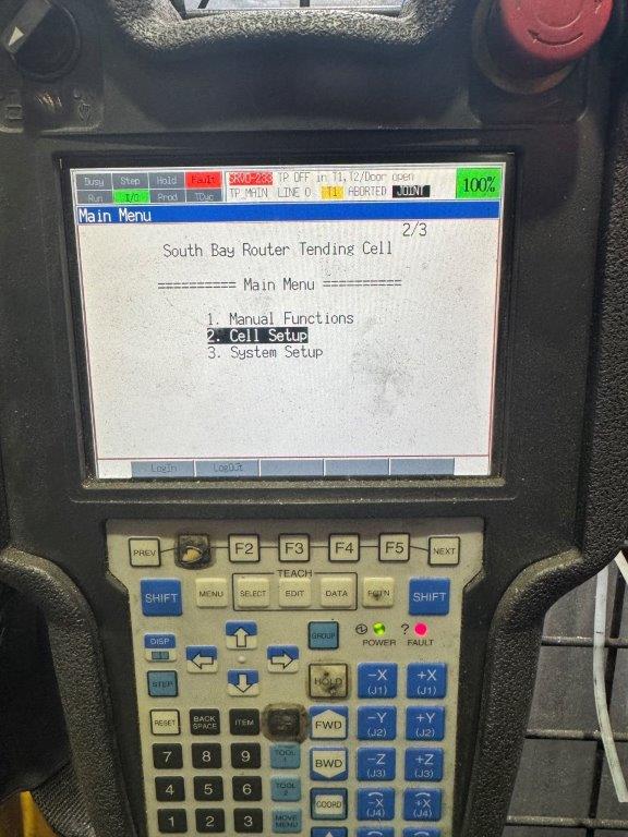 Used 2014 CR Onsrud 98C18 Routers with Robot Loading 2014