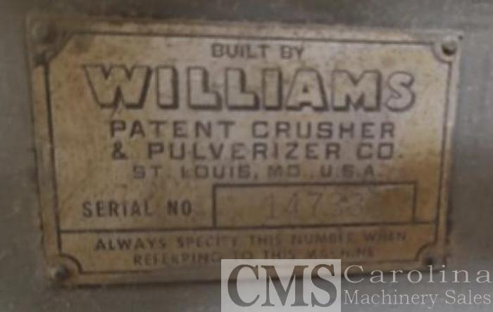 Used Williams 125 HP Vertical Hammermill