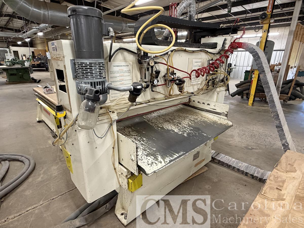 Used 2005 Thermwood Model C53 CNC Router with Roller Hold Down