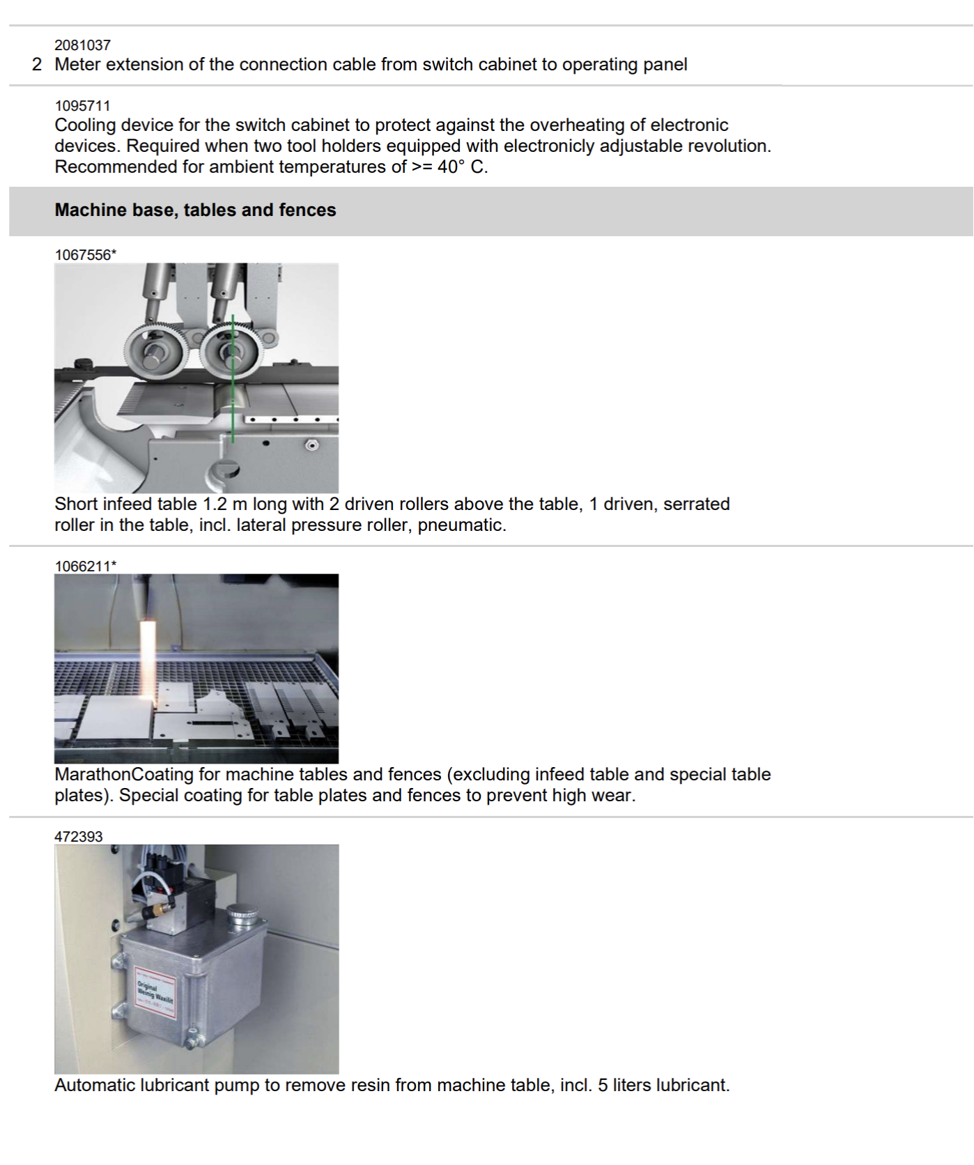 Used 2020 Weinig Hydromat 3000 12" Moulder