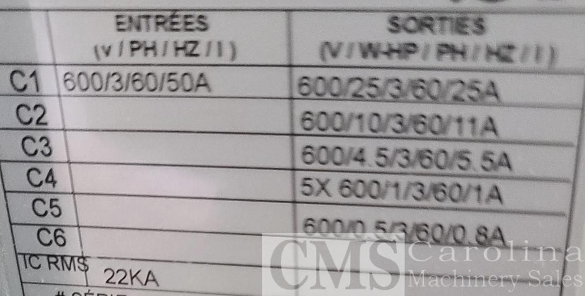 Used Premier Tech EM600 4-Stage Bagging System with Auto Bag Placer