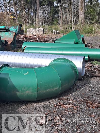 Used Twin City Fan & Blower 100 HP Blower with 9 ' Cyclone