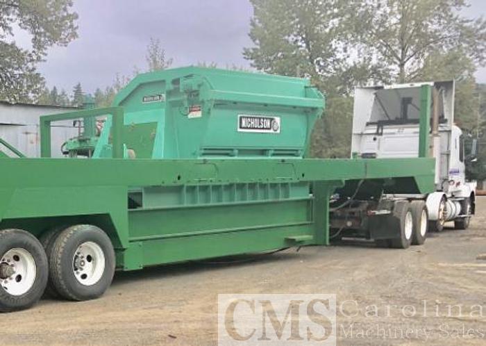 Used Nicholson Flat Drum Chipper