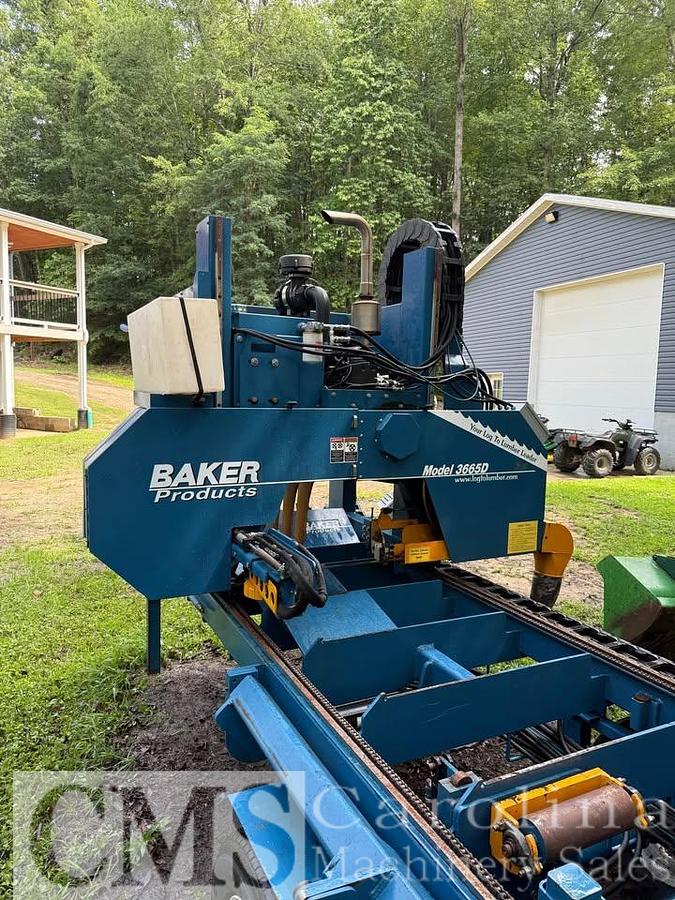 Used 2014 Baker Model 3665D Portable Band Sawmill