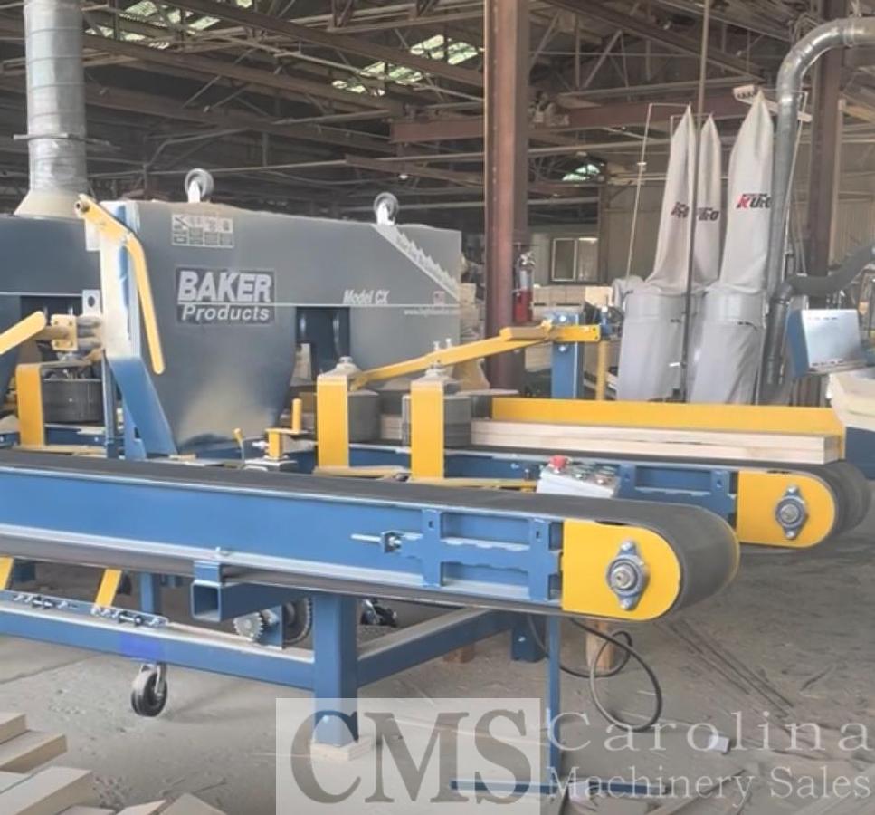 Used 2022 Baker Model CX 4-Head Resaw with Return