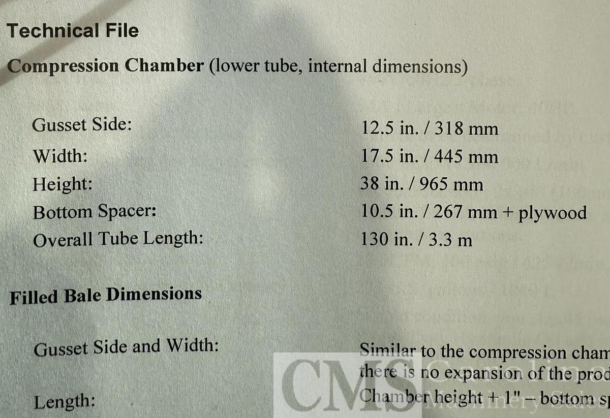 Used Premier Tech EM600 4-Stage Bagger