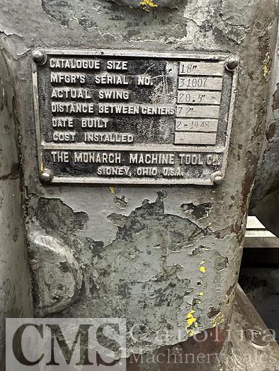 Used 1948 Monarch 18" Lathe