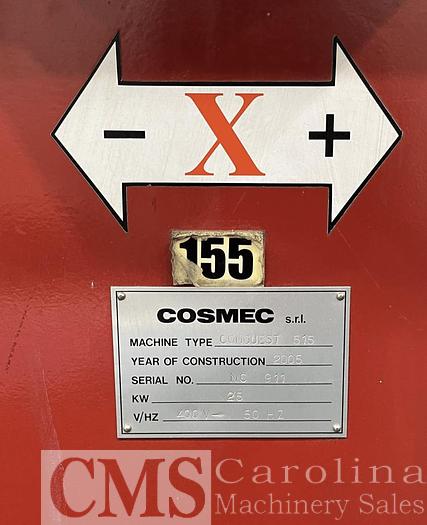 Used 2005 Cosmec Conquest 515 CNC Router