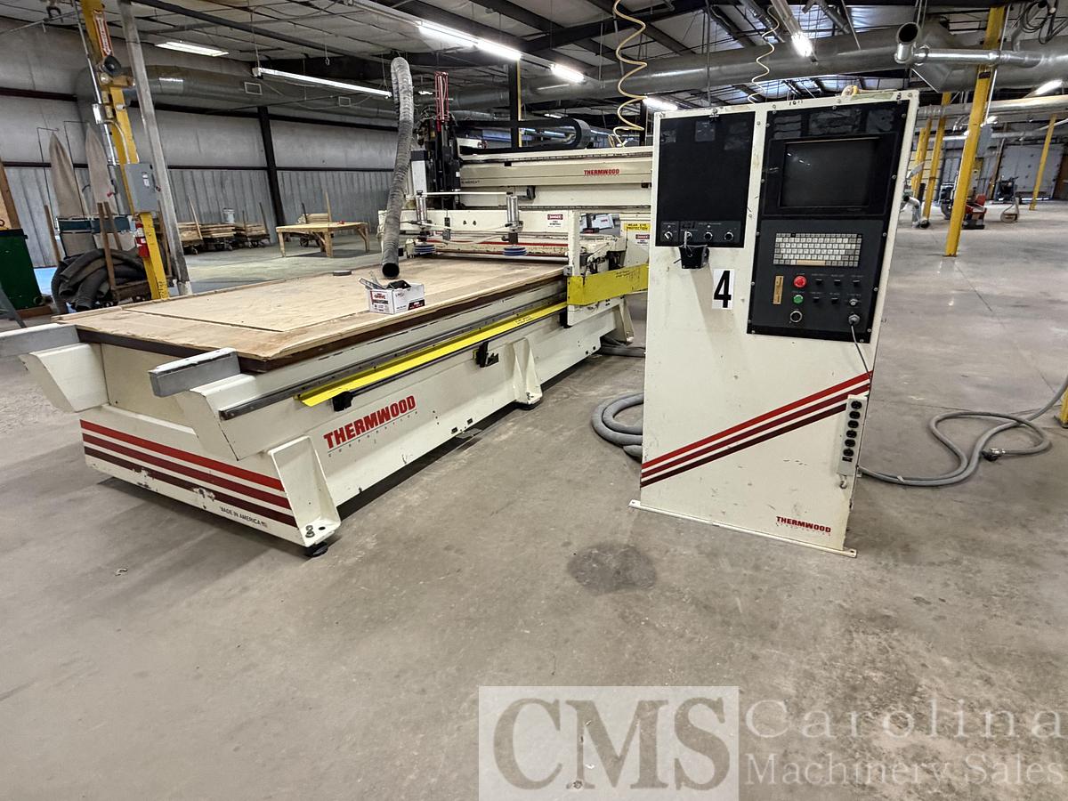 Used 2005 Thermwood Model C53 CNC Router with Roller Hold Down