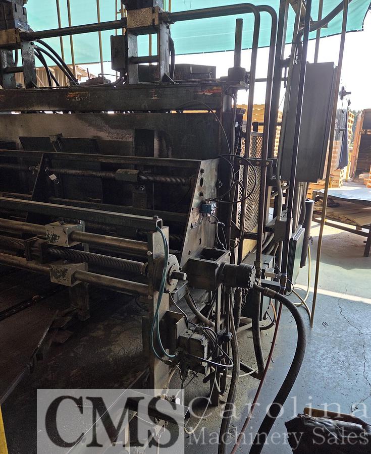 Used Viking Model 504 Automatic Pallet Nailer with Stacker