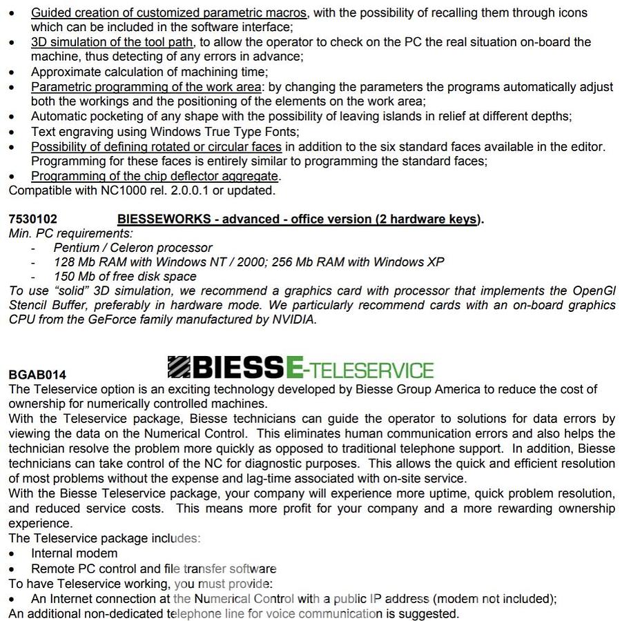 Used Biesse Rover C6.40FT 5-Axis CNC Router