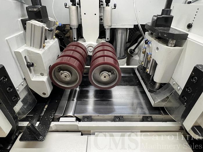 Used Woodtech 12" 6-Head Moulder with Infeed Table