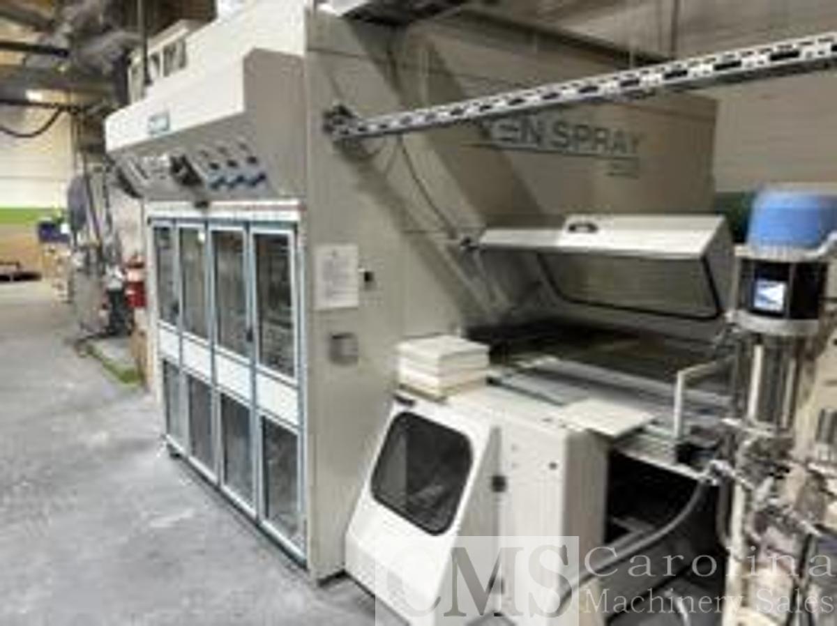 Used 2009 Venjakob CBC complete finishing line (u-turn) with IR and UV