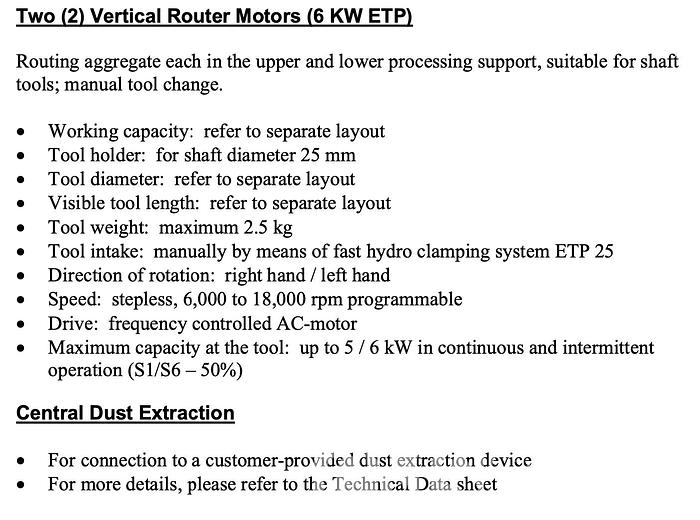 Used 2014 Weeke BHX 500 CNC Center