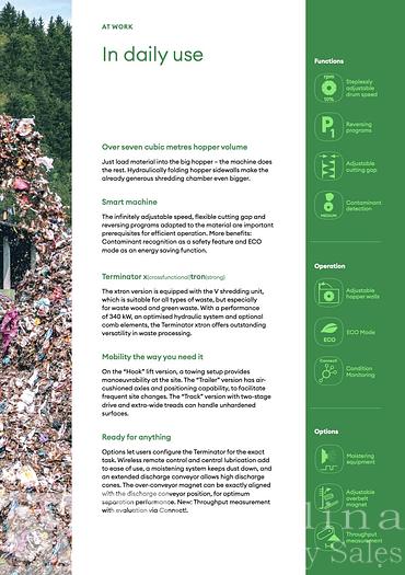 Used 2018 Komptech Terminator 6000S Mobile Shredder