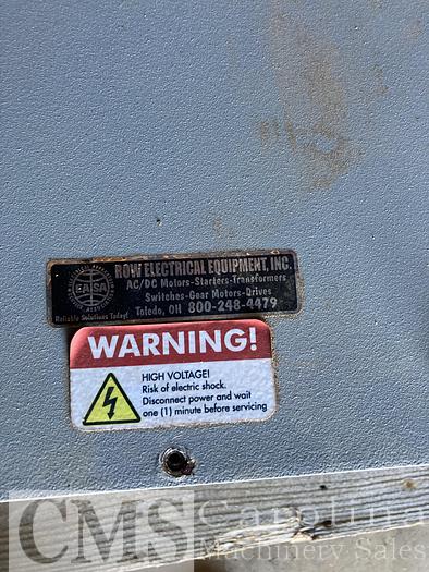 Used Row Electric 100 HP Rotary Phase Converter