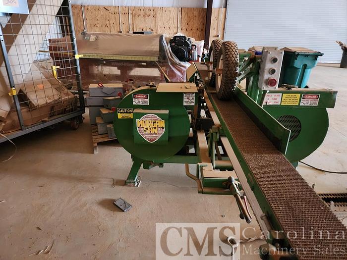 Used Morgan Single Head Resaw with Return