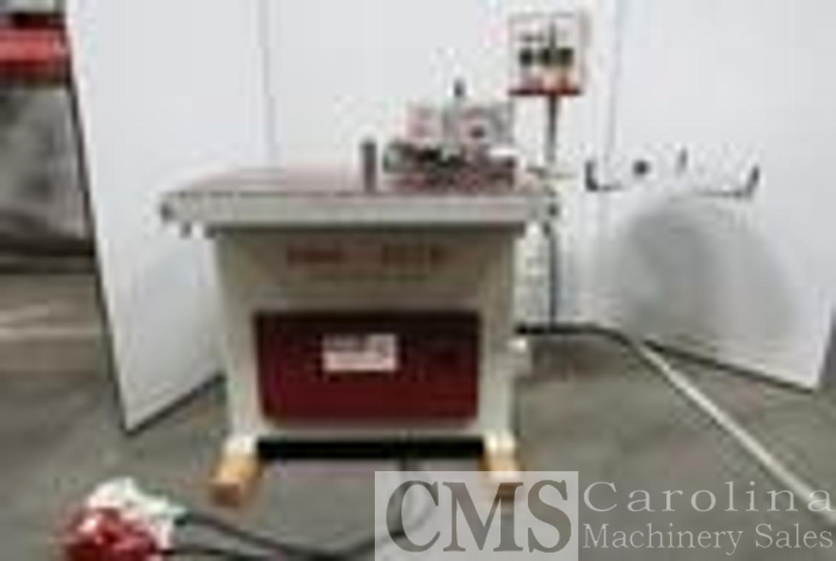 Used Delmac DMG-50CB Contour Edgebander 220V 3PH 3Hp Wood Panel Edgebanding Machine