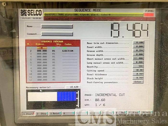 Used 2004 Biesse Selco EB 100