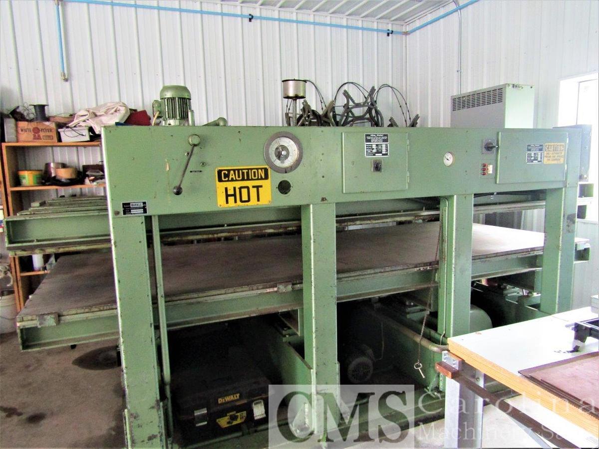 Used Burkle HS 120 36/135 Hot Press