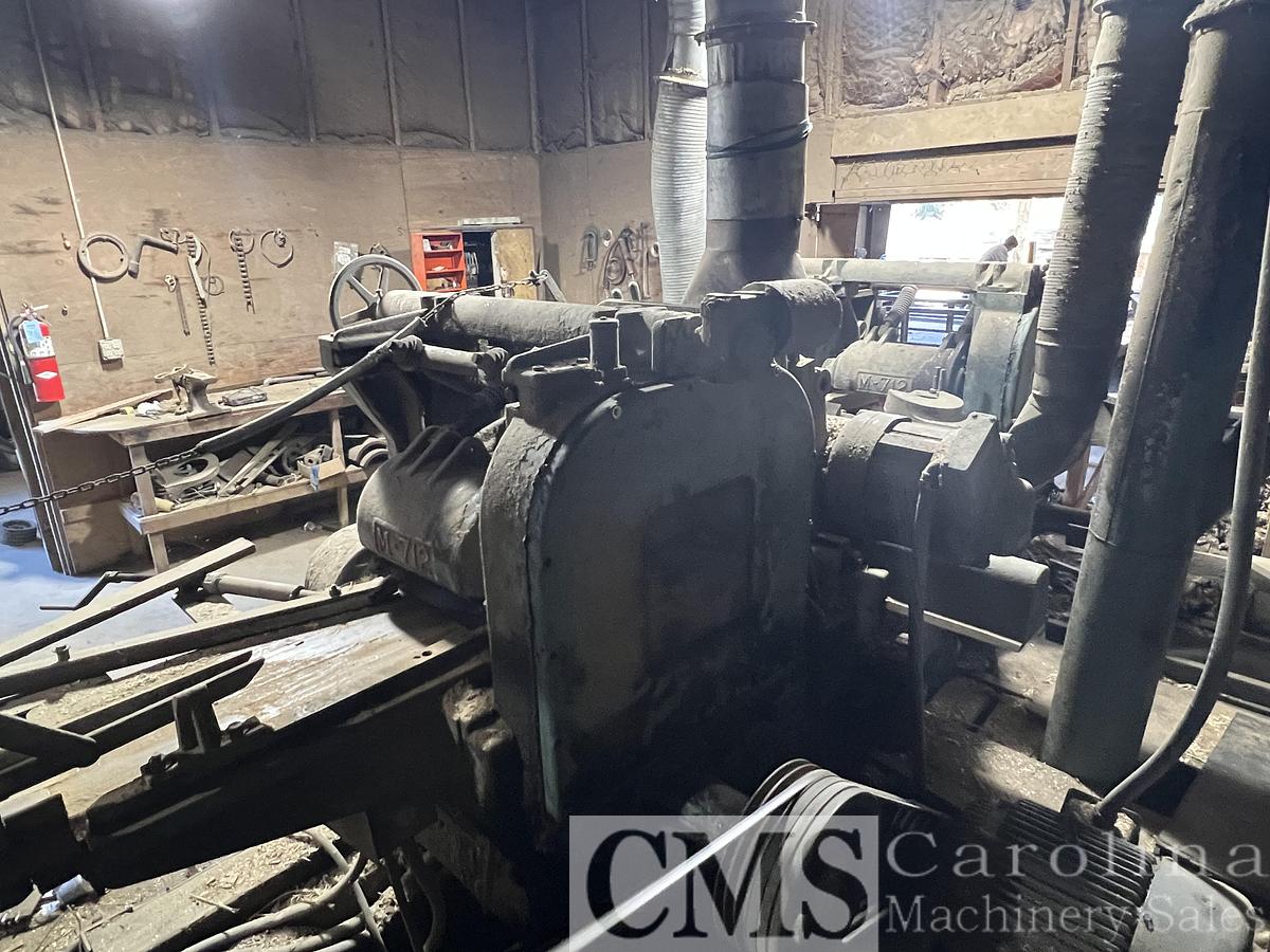 Used Newman M712 4-Sided Planer Mill with Infeed Deck