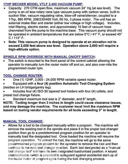 Used 2022 Thermwood M90-510 5-Axis CNC Router