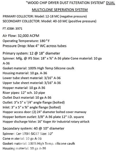 Used Heil 10.5'x32' Triple Pass Rotary Drum Dryer with Webb Burner