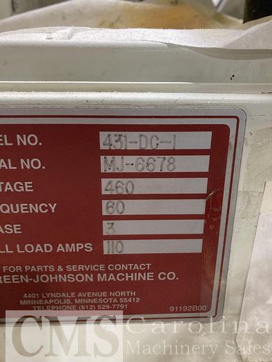 Used Mereen Johnson 431-DC Gang Rip Saw