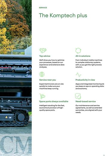 Used 2018 Komptech Terminator 6000S Mobile Shredder