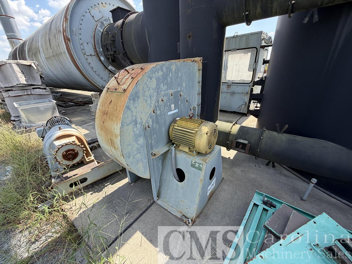 Used Baker Rullman and Player Design 12x48 Triple Pass Dryer with Green Dust Burner