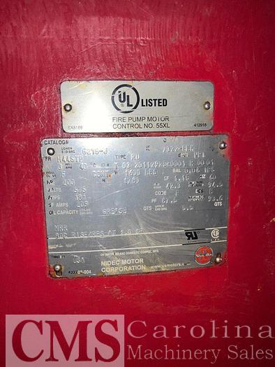 Used Fire Pump 2000 Gallon Per Minunte