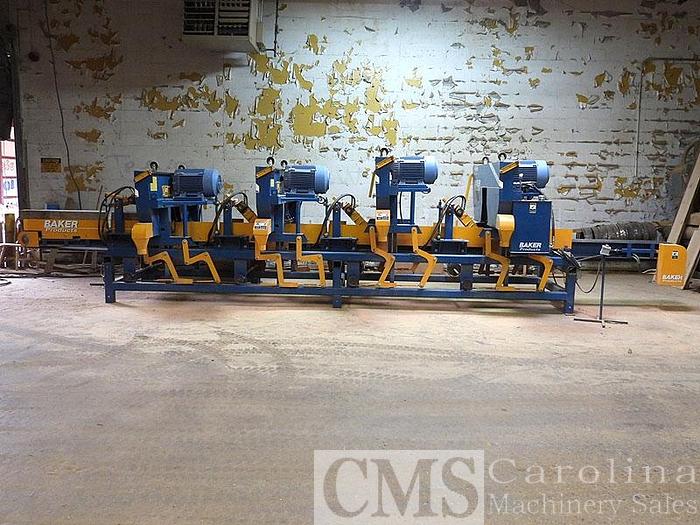 Used Baker Model BX 4-Head Resaw