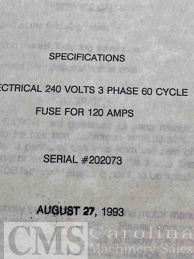 Used 1993 Monco TB 60 Top and Bottom Laminator