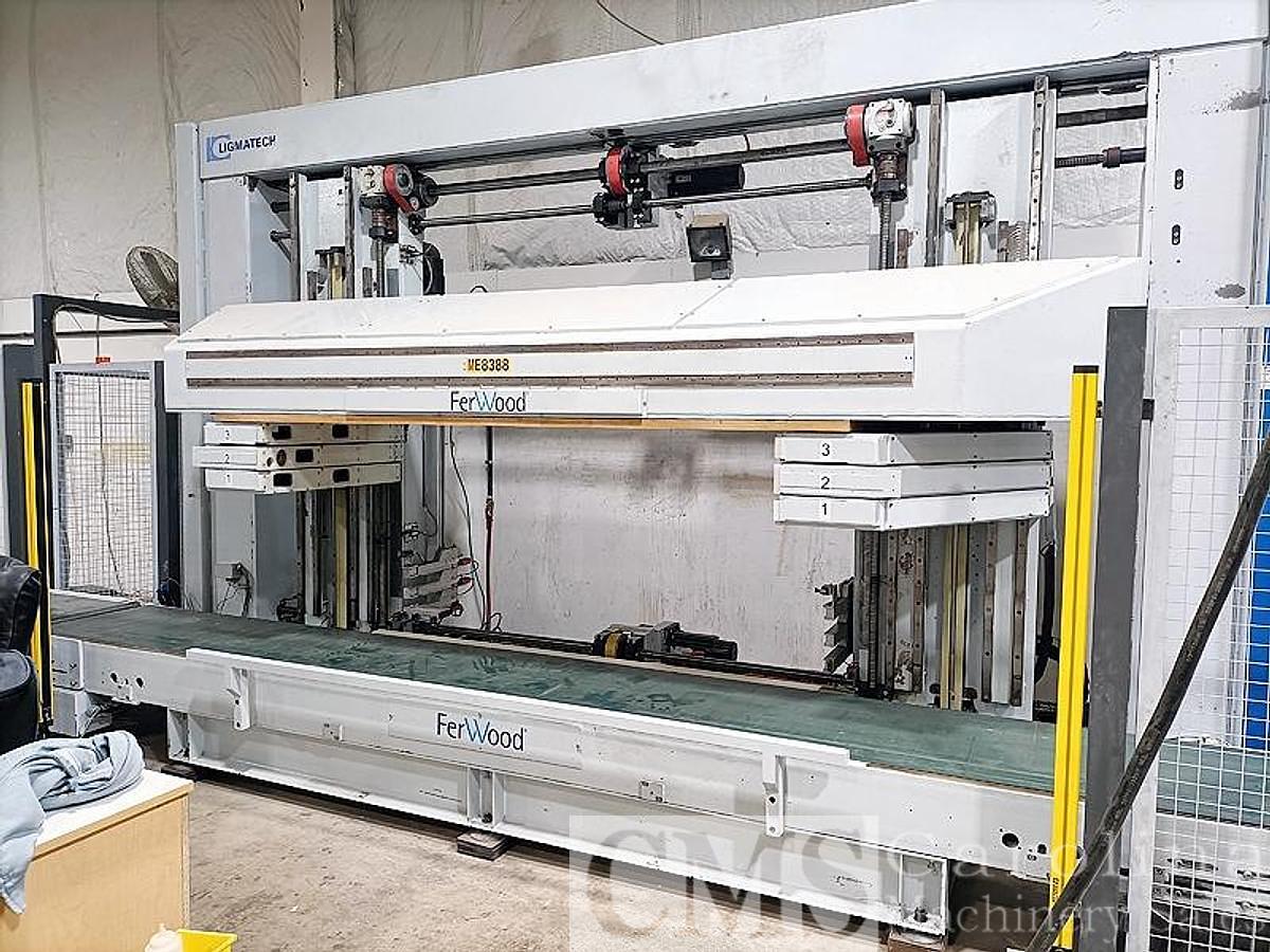 Used Homag / Ligmatech MDE 200 Feed Through Case Clamp