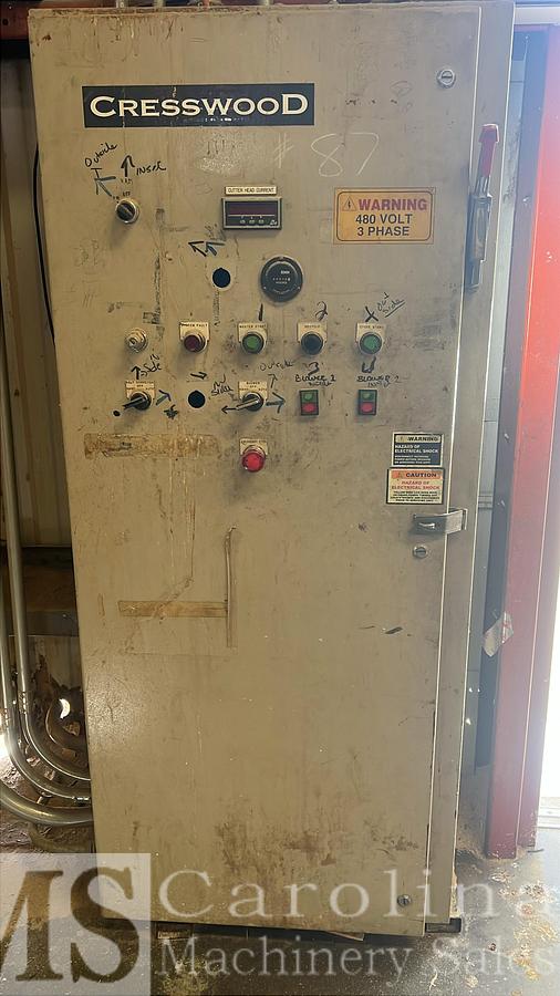 Used Cresswood HF60 Hopper Fed Wood Grinder