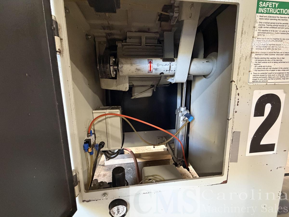 Used 2009 Cantek 18" Chop Saw with Infeed & Outfeed