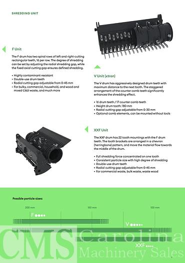 Used 2018 Komptech Terminator 6000S Mobile Shredder